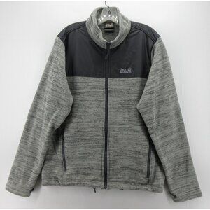 Jack Wolfskin Jacket XL Nanuk 200 Fleece Coat Full Zip Outdoor Hiking